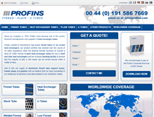 Tablet Screenshot of profins.com